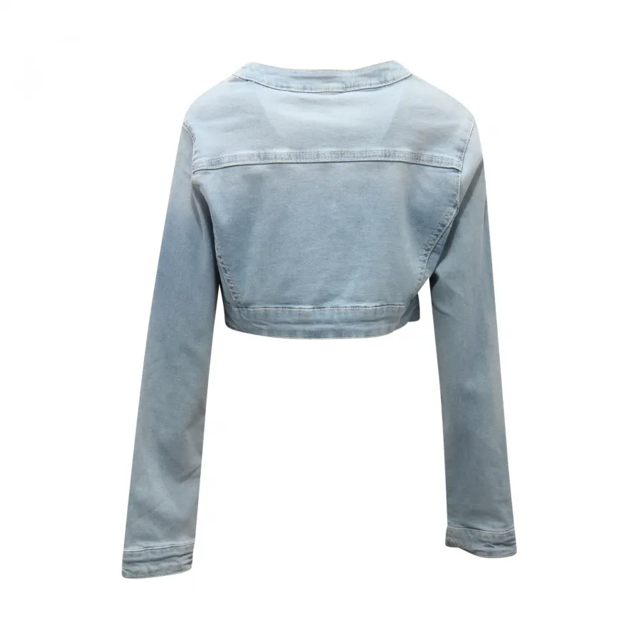 3257AR giubbotto jeans bimba ELSY GIRL kids denim jacket