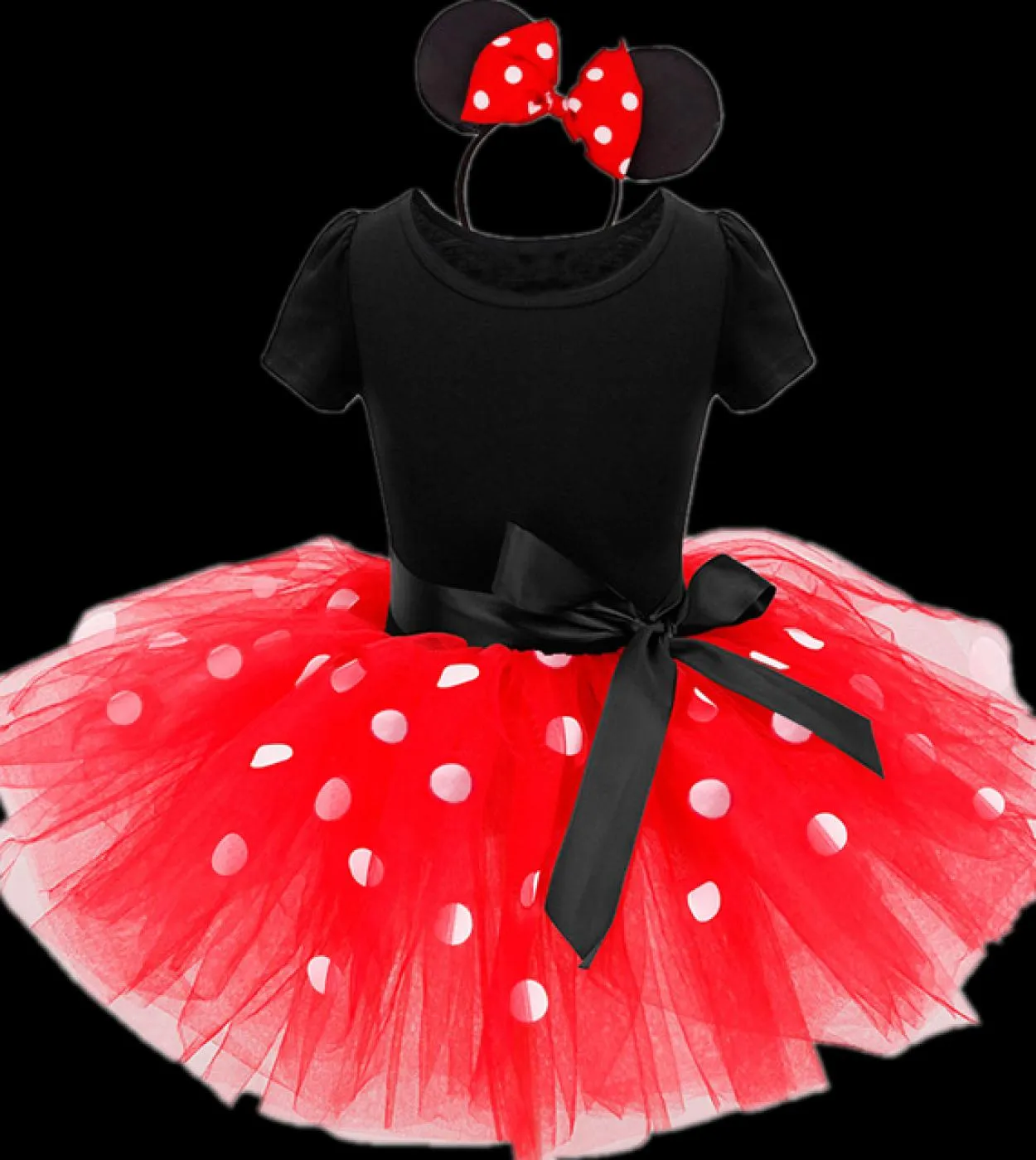 Abito da compleanno per bambini per abito natalizio Costume per capodanno Mouse Dress Up 2 pezzi Tutu Abiti Party Cosplay Gilet