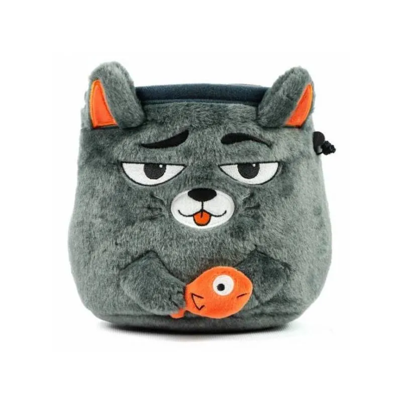 Animal Magnesia Borsa YY VERTICAL Gatto (grigio)