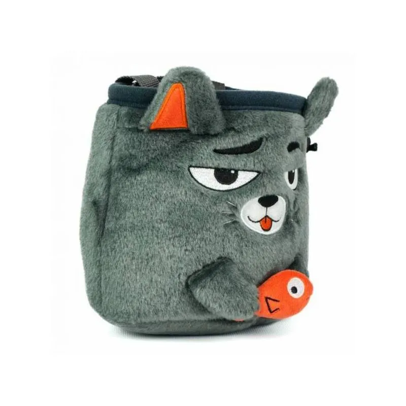 Animal Magnesia Borsa YY VERTICAL Gatto (grigio)