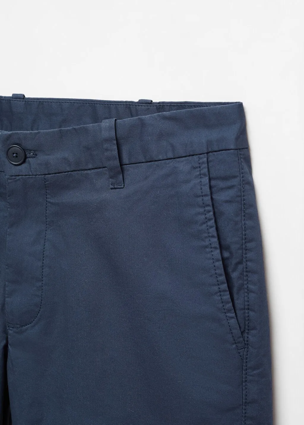 Bermuda slim-fit chino cotone