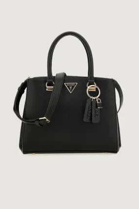 Borsa Guess NOELLE GIRLFRIEND SATCHEL Nero