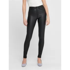 Pantalone skinny spalamato da donna nero