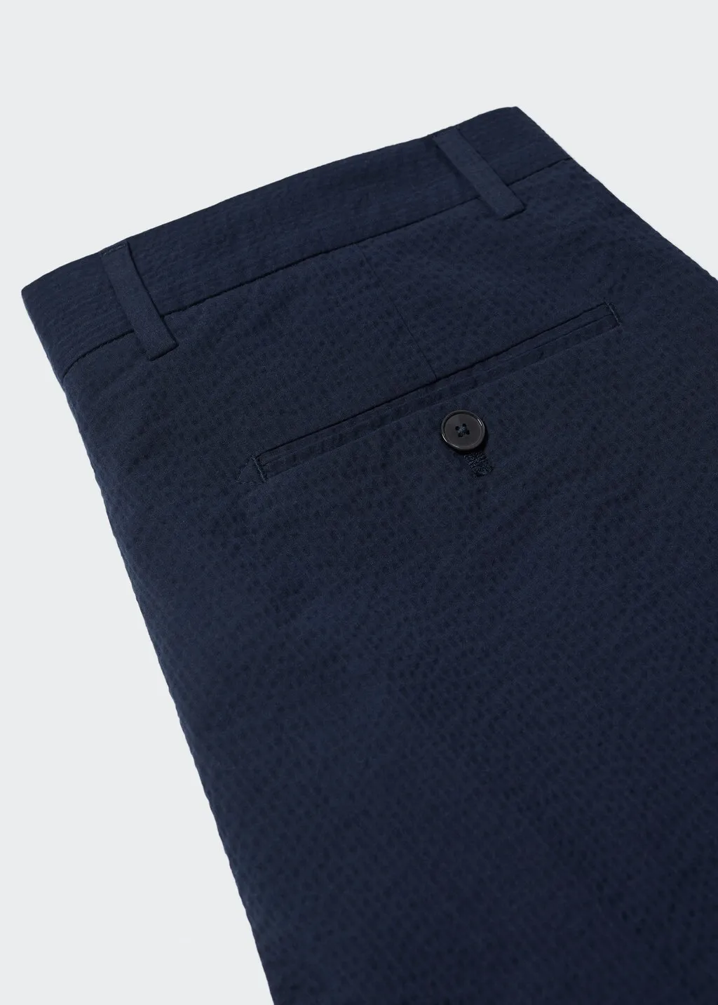 Pantaloni slim fit seersucker stretch