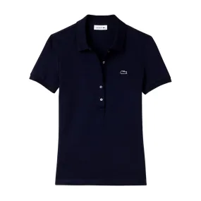 Polo Donna Lacoste Slim Fit Blu