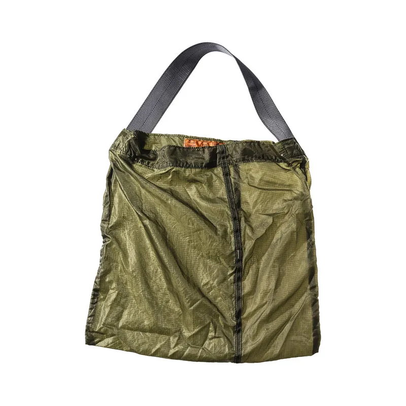 Puebco Borsa leggera vintage paracadute, verde oliva