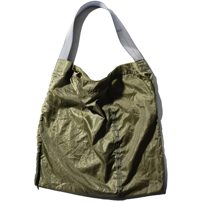 Puebco Borsa leggera vintage paracadute, verde oliva