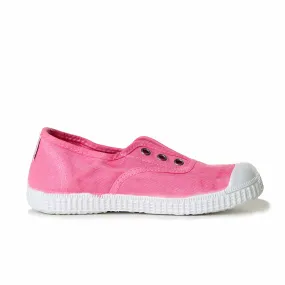 Sneaker Rosa Con Lacci Oro