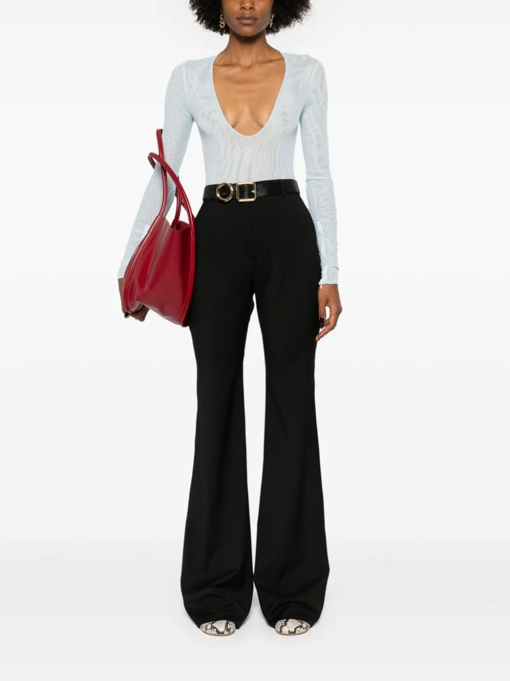 Sportmax-Pantaloni sartoriali bootcut Hangar