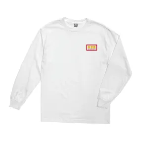 Strike Hard Stock Longsleeve Tee White